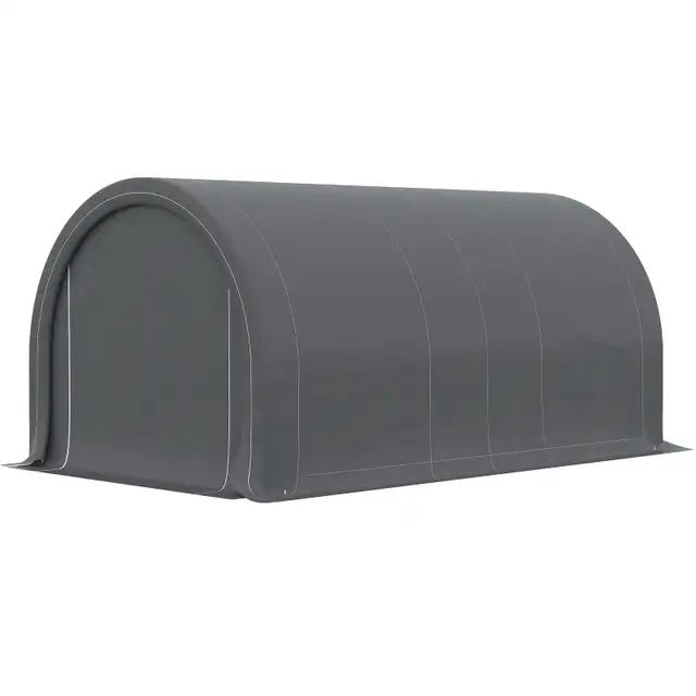 10' x 16' Heavy Duty Portable Carport Tent with Zippered Door in Outdoor Tools & Storage in Markham / York Region - Image 10