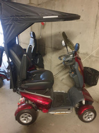 Heartway S-17 Cutie Mobility Scooter with canopy