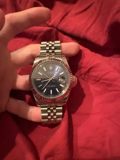 Rolex watch blue , View more