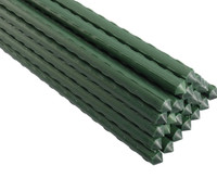 Garden Stakes, 25 Pack 48 Inches Steel Plant Stakes BN