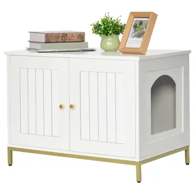Homhedy Cat Litter Box Enclosure,, View more