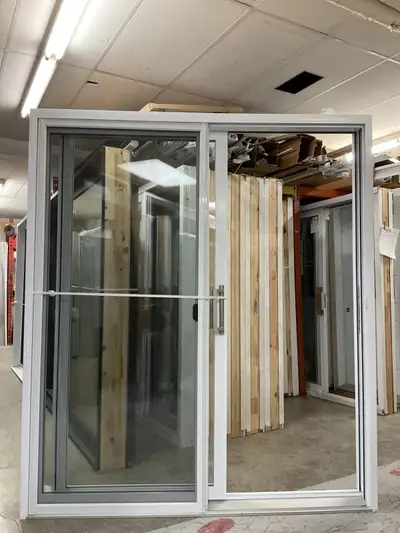 1341PP Porte patio PVC 6′ Blanche 70 1/2×81 ouv. Droite, View more