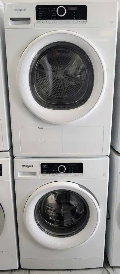24" Whirlpool Washer & Ventless Dryer Set – 1 Year Warranty, View more