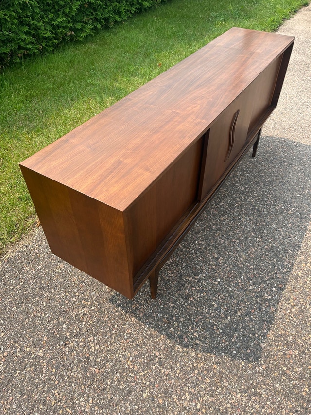 Midcentury Modern Walnut Credenza Hutches & Display Ottawa