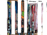 140cm Downhill Parabolic Carving Skis Boots Helmet Poles