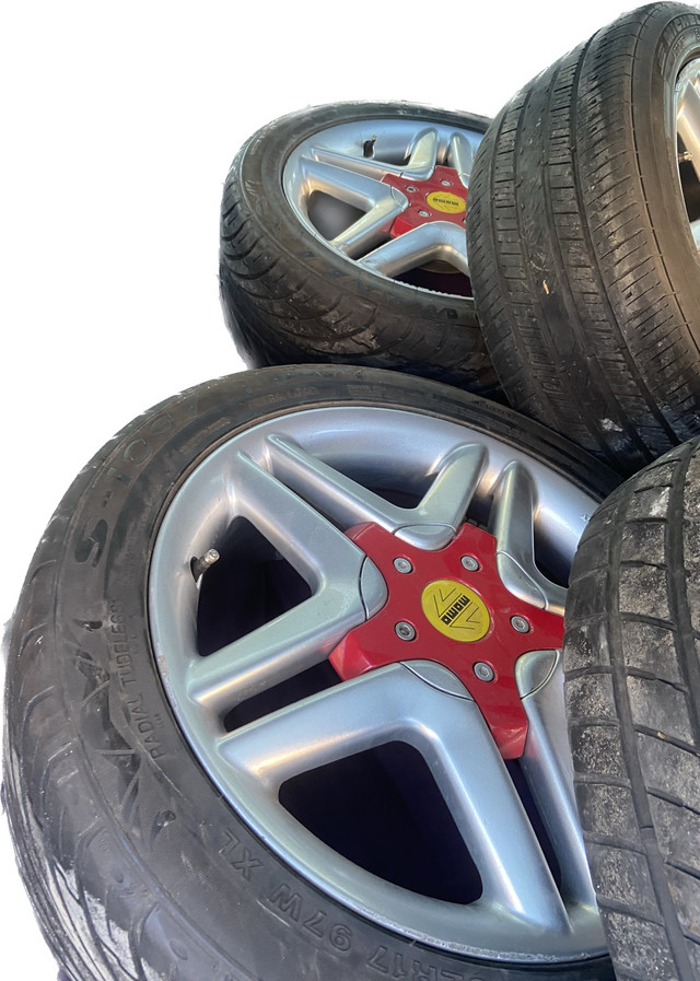 Momo Ferrari rims vintage rare 17 x 7.5 bmw 5x120 mint in Tires & Rims in Markham / York Region - Image 2