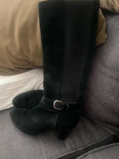Blondo Black Suede Boots, View more