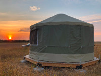 Yurt in PEC, Ontario Canada