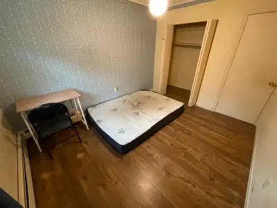Unfurnished. Shared kitchen, living room, and bathrooms. Washer and dryer available. Rent is $700. L...