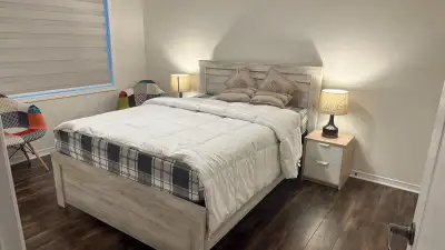 Fully Furnished with all appliances, inc robot vaccum, air fryer, beds, mattress , TV in master