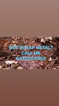 Free scrap metal pick up 
