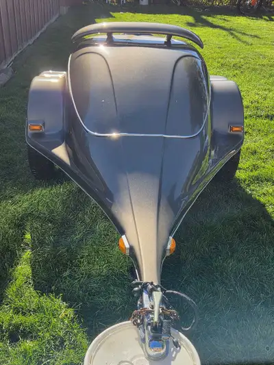 Fibertec motorcycle trailer. Good shape. Very light tongue weight, comes with a spare,locking lid,in...