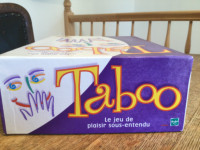 TABOO Jeu plaisir sous entendu The Game  Unspeakable an 2000