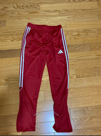 RED ADIDAS TRACKPANTS