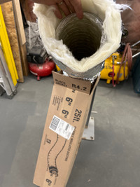 6” insulated flex duct for air conditioning 