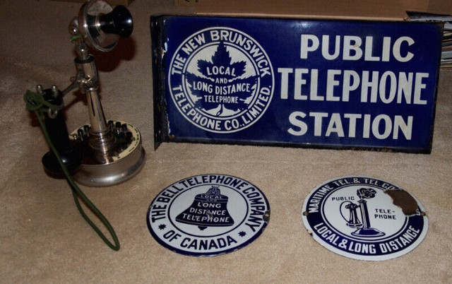 Canadian Telephone Signs in Arts & Collectibles in City of Halifax