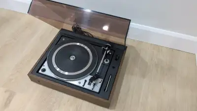 Dual 1228 Idler Wheel Drive Turntable With New Audio Technica Ca, View more