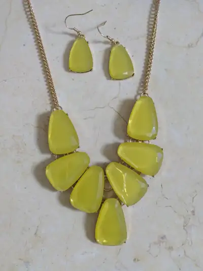 New necklace and earrings set, View more