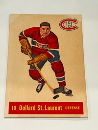 DOLLARD ST-LAURENT Montreal Canadiens 1957-58 PARKHURST #10.