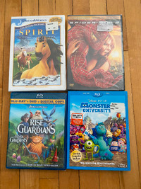 Assorted DVDs / Blu-Ray DVDs UNOPENED