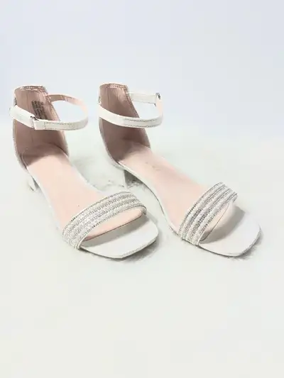Kelly & Katie Youth Girls' Silver Rhinestone Dress Sandals - Siz, View more
