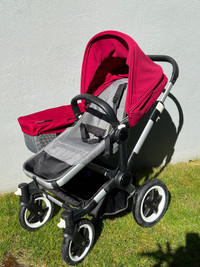 Bugaboo twin stroller (looks new)
