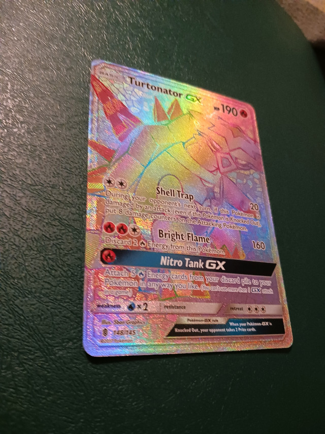 Turtonator GX Rainbow Rare Guardians Rising in Toys & Games in City of Halifax - Image 2