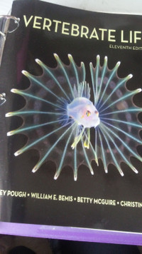 Vertebrate life textbook (vertebrate zoology)