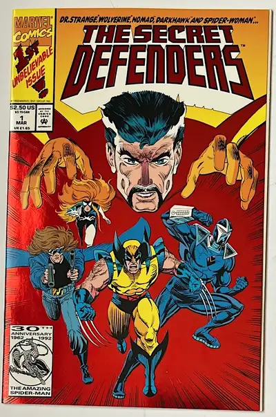 MARVEL COMIC BOOK "THE SECRET DEFENDERS" 1993 VOL.1  #1 MAR- $15, View more