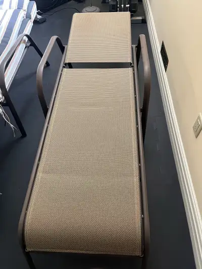 2 x Outdoor Loungers with cushions , View more