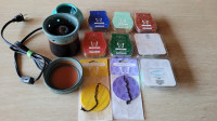 scentsy warmer and assortment of waxes