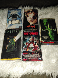 VINTAGE HORROR / SCI FI VHS MOVIES