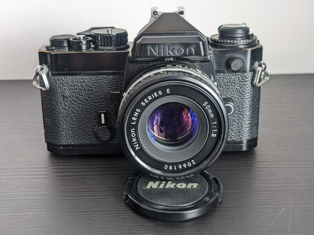 vintage Nikon FE 35mm film camera kit 450$ in Cameras & Camcorders in Laurentides - Image 2