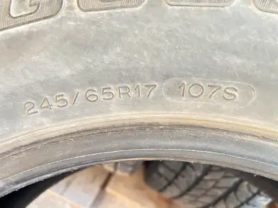 BF GOODRICH M&S winter tires 2 tires in excellent condition 2 tires in good/fair condition(due to ov...