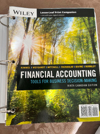 Financial Accounting - Tools for Business Decision Making