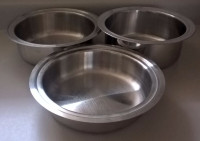 Stainless Steel Food Warmer Bowls / Pots/ Pans