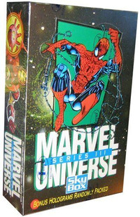 MARVEL UNIVERSE .... SERIES 3 .... 1992 sealed box (comic cards)