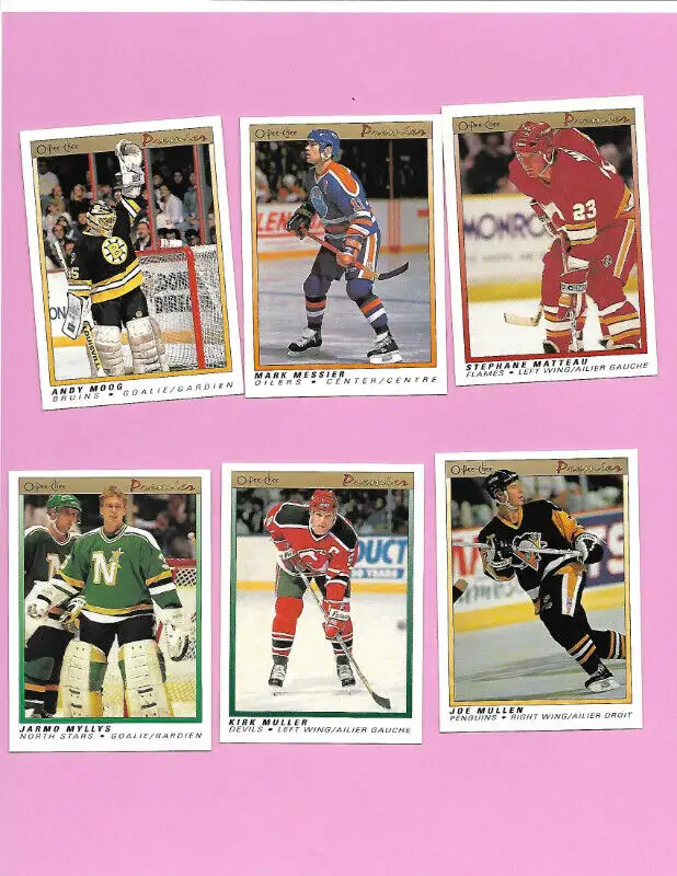 Hockey Cards: 1990-91 OPC Premier (Stars, Rookies & Commons) in Arts & Collectibles in Bedford - Image 4
