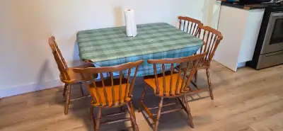 Selling Dinning table along with 5 chairs, View more
