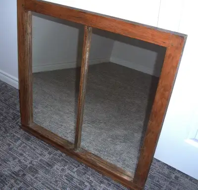 Mirror in perfect condition. Mounted in an old frame from a farmhouse. $20. Great gift. We are in Ti...
