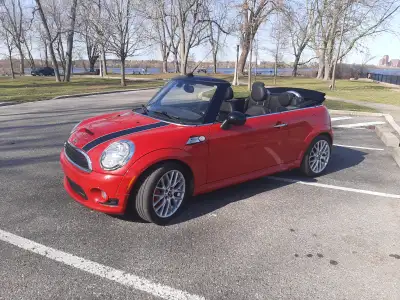 2009 Mini Cooper JCW Convertible - $18,000 Low mileage - 64,000 km. Summer car. Never winter driven...