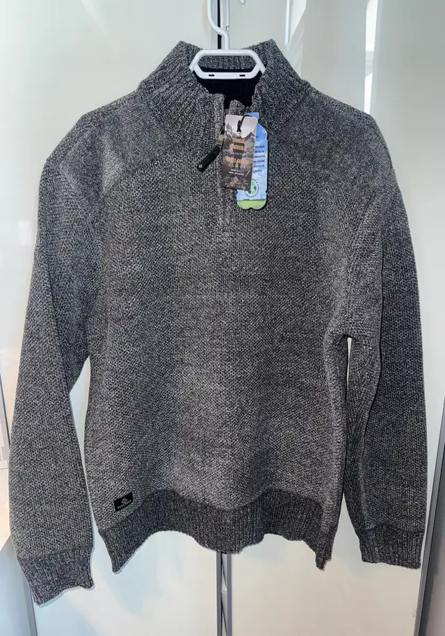 Point Zero Men's quarter-zip sweater