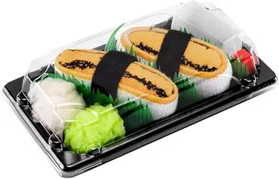 Rainbow Socks - Men's Women's - Sushi Socks Box Tamago - 1 Pair, View more