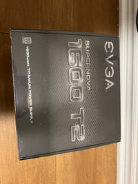 Brand new sealed in box EVGA 1600 T2 titianium Power supply