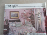 Vogue # 1422 Sewing Pattern Entire Bedroom Ensamble