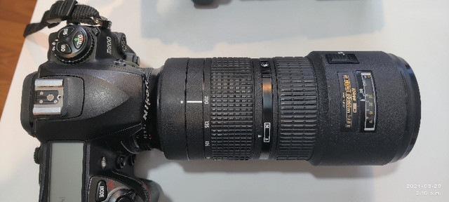 Two Nikon lens, 80-200mm/2.8 (two ring version), 300/4.5 Ais in Cameras & Camcorders in City of Toronto - Image 2
