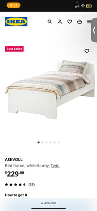 IKEA bed frame twin size