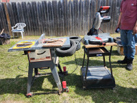 Table Saw and Mitersaw