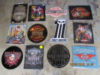HARLEY DAVIDSON METAL SIGN COLLECTION, 30 YEARS