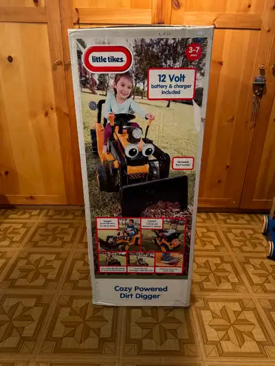 Little Tikes Cozy Dirt Digger 12V Battery Ride On Car Kids Sealed never opened 320$ https://www.amaz...